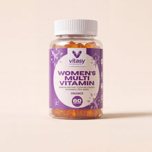 Vitasy Women's Multivitamin Gummies v4 - Front Variant Hero - Orange