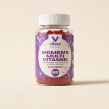 Vitasy Women's Multivitamin Gummies v4 - Front Variant Hero - Strawberry