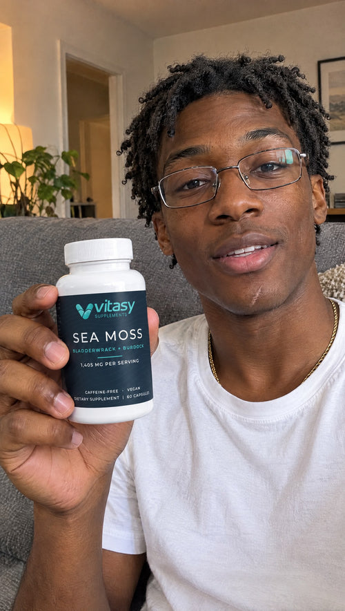 Sea Moss Capsules in a morning routine