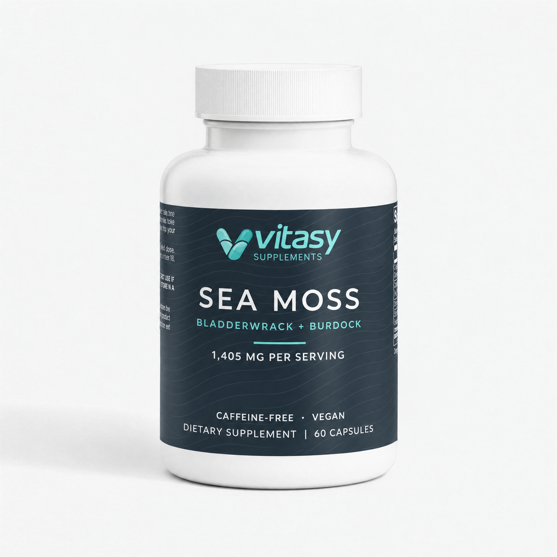 Sea Moss Capsules bottle, 60 capsules