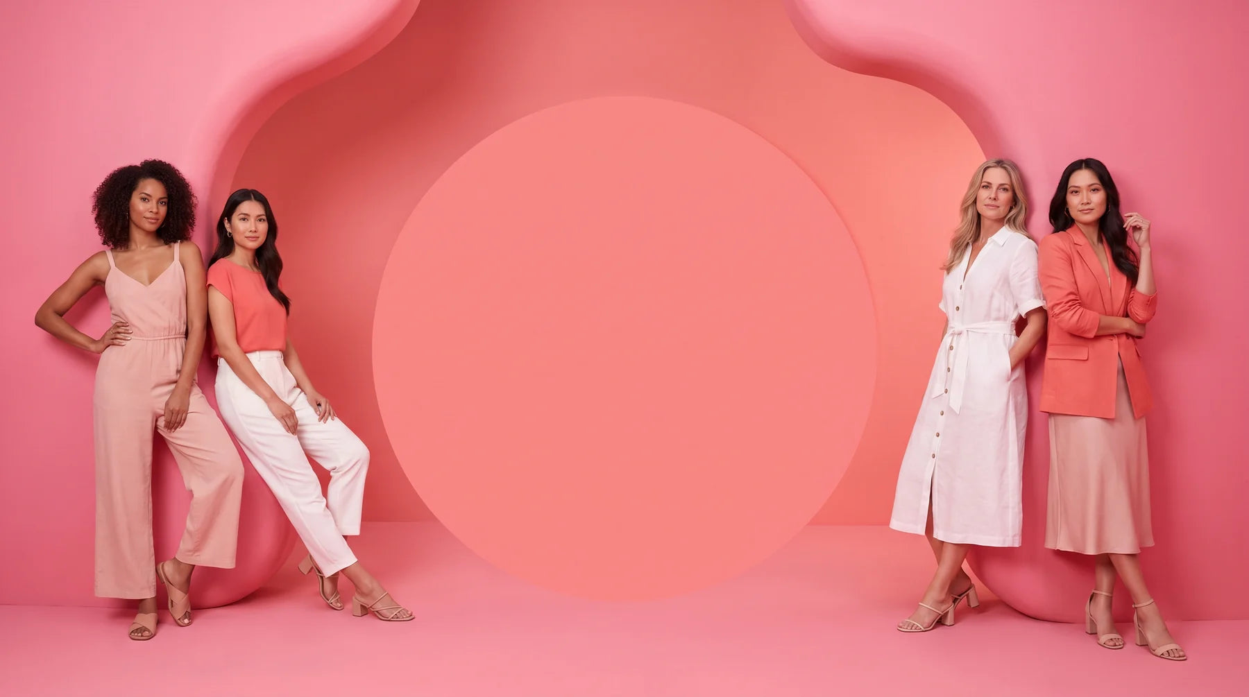 Original editorial wellness campaign scene